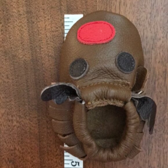 3/$20 NWT Baby Leather Fringe Moccasin Bootie - Picture 4 of 4